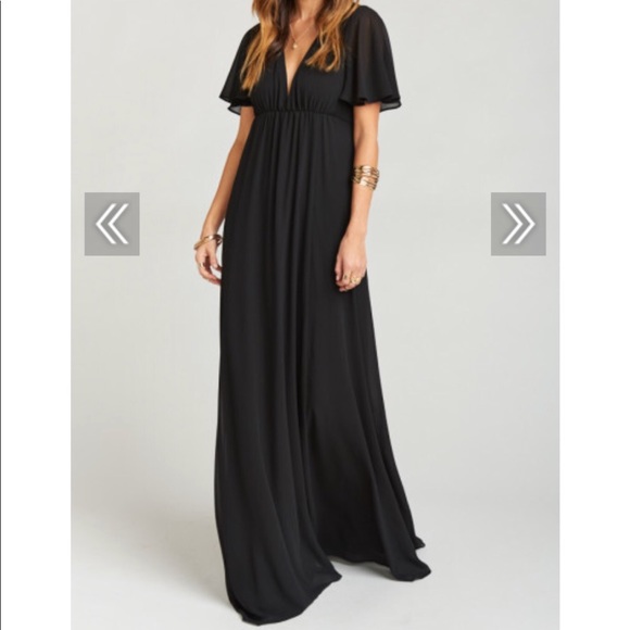 NWT Black Faye Flutter Dress - XXS - Picture 2 of 3